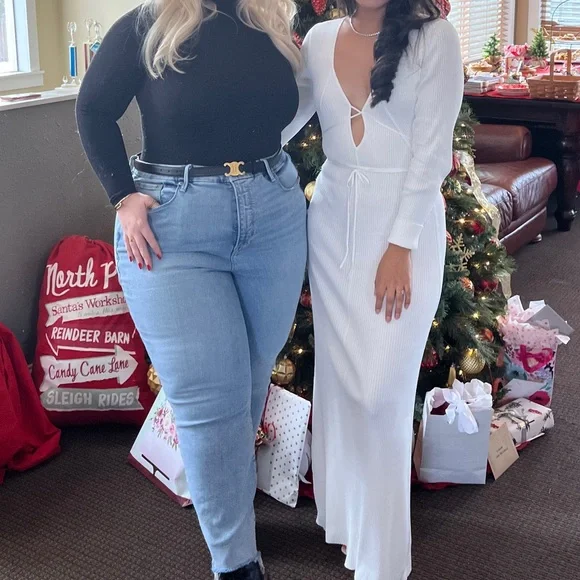 Devon Windsor Reagan Dress White Medium - Picture 4 of 4